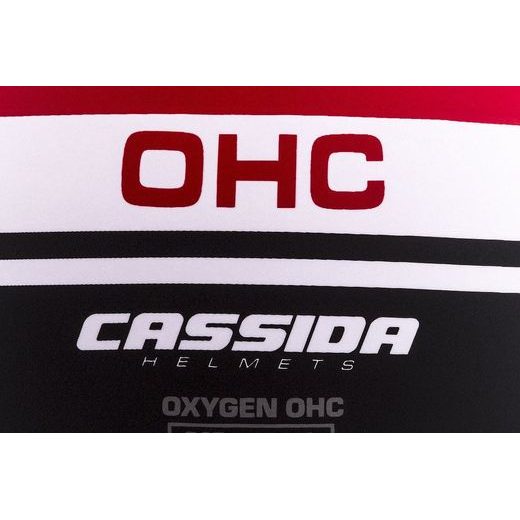 Jet čelada CASSIDA OXYGEN JAWA OHC red matt / black / white XS