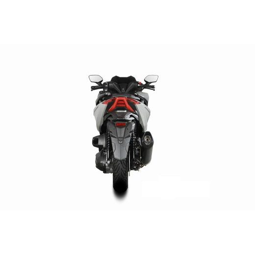 Dušilec (lonec) MIVV MOVER MV.HO.0004.LV Black Stainless Steel for HONDA Forza 350 (2022-2024); HONDA SH 350 (2022-2024); HONDA ADV 350 (2022-2024)