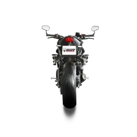 Full exhaust system 3x1 MIVV X-M5 T.031.SC5B Črn