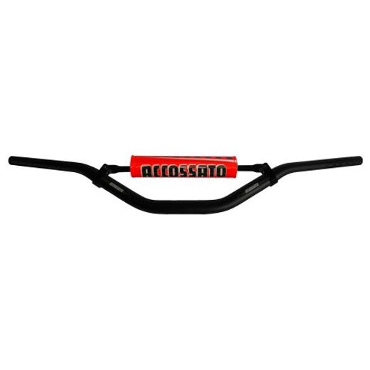 Krmilo - balanca ACCOSSATO aluminium, 28.5 mm črna