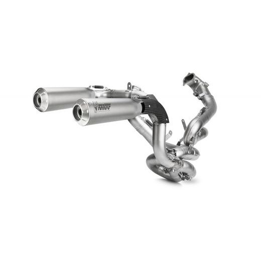 Celoten izpušni sistem 2x2 MIVV X-M1 R.DU.0004.SC4T Titanium