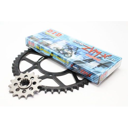 Verižni set D.I.D + SUPERSPROX ZVM-X serie in gold color