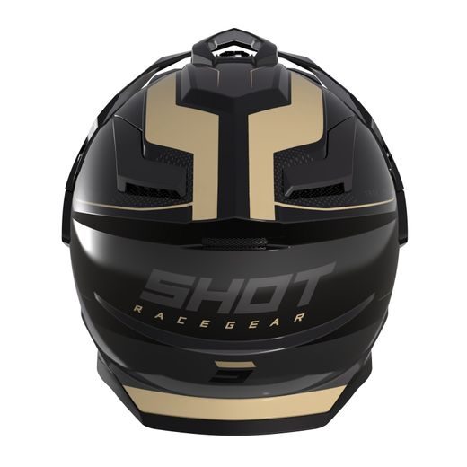 Helmet SHOT TREK MAX VISION RALLY A06-21OE-B04-12 black / sand glossy 2XL