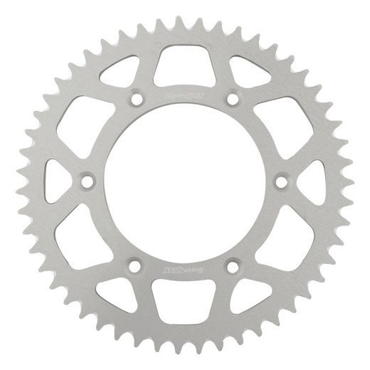 Aluminijasti zadnji verižnik (zobnik) SUPERSPROX RAL-8000:51-SLV srebrna 51T, 520