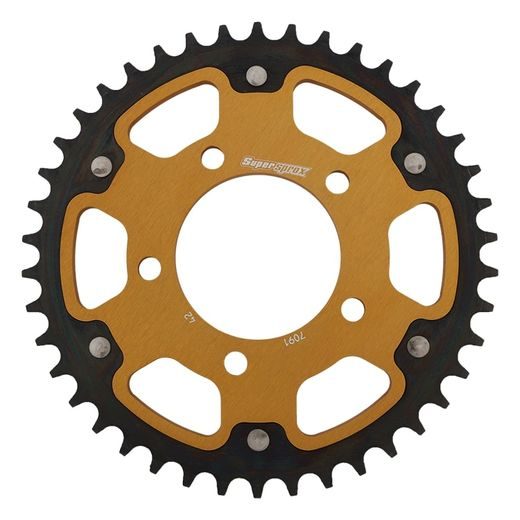 Zadnji verižnik (zobnik) SUPERSPROX STEALTH RST-7091:42-GLD zlata 42T, 520