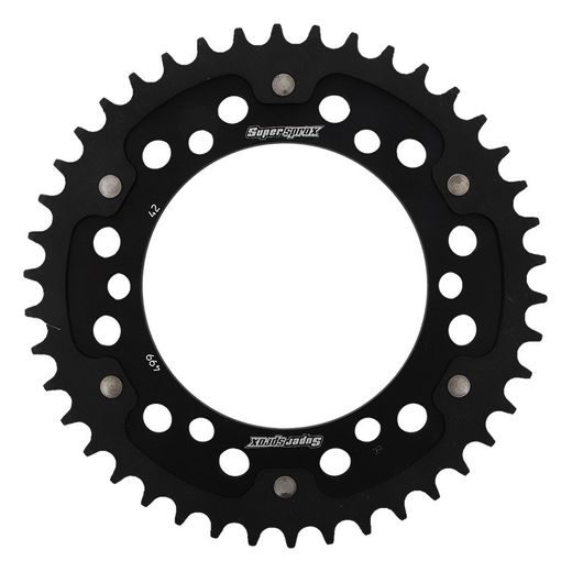 Zadnji verižnik (zobnik) SUPERSPROX STEALTH RST-499:42-BLK črna 42T, 530