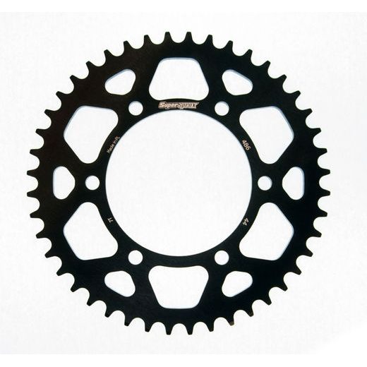 Rear ALU sprocket SUPERSPROX RAL-486:44-BLK črna 44T, 520