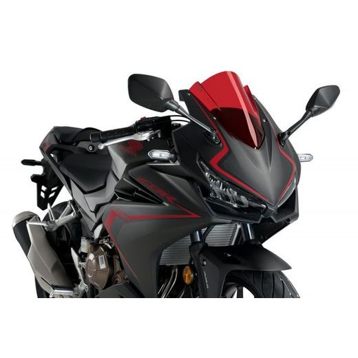 Windscreen PUIG RACING 3613R rdeč