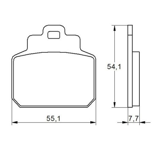 Zavorne obloge ACCOSSATO AGPP161 OR