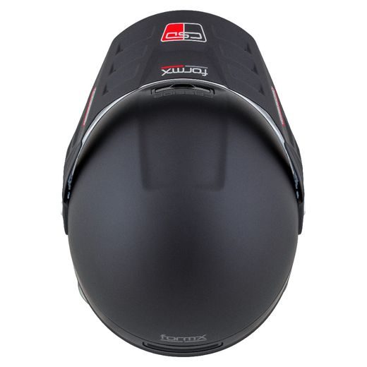 Motocross Helmet CASSIDA FORMX FLATOUT black matt/ dark grey/ black matt peak XS