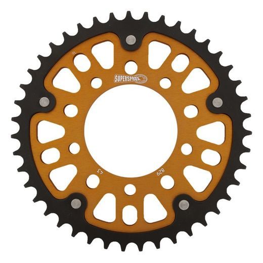 Rear sprocket SUPERSPROX STEALTH RST-829:43-GLD zlata 43T, 530