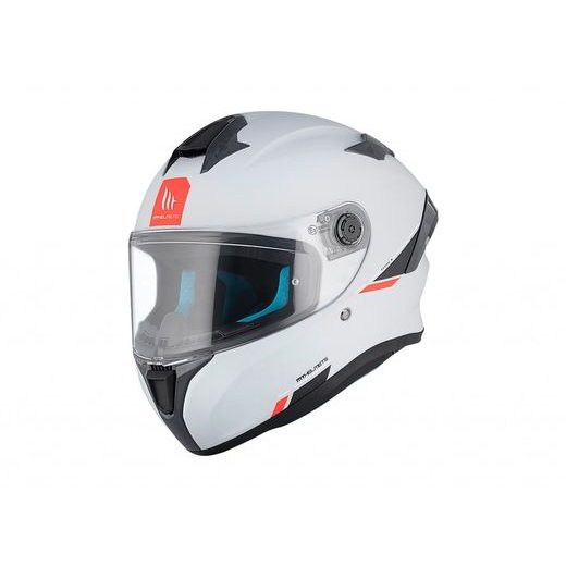 Integralna čelada MT Helmets TARGO S SOLID A0 GLOSS PEARL WHITE L
