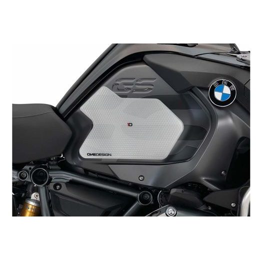 Tank side protectors PUIG ANTI-SLIP 20063W clear