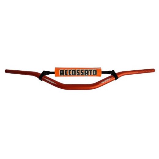 Krmilo - balanca ACCOSSATO aluminium, 28.5 mm oranžna