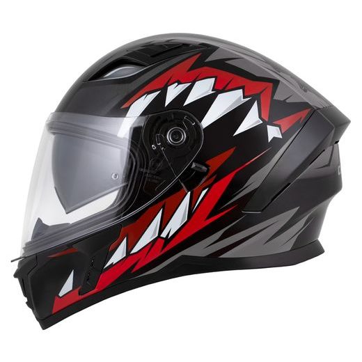 Integralna čelada CASSIDA Orbit Strix red, gray, white, black L