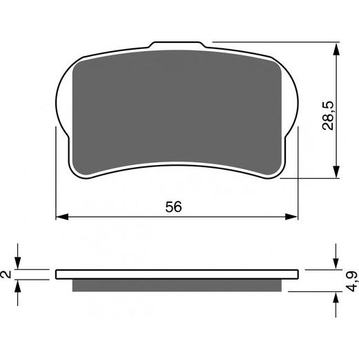 Zavorne obloge GOLDFREN 325 S33 OFF-ROAD FRONT