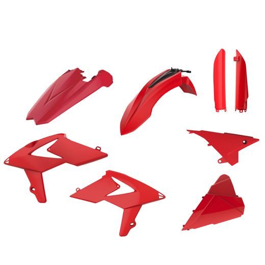 Set plastik POLISPORT 91554 Rdeč