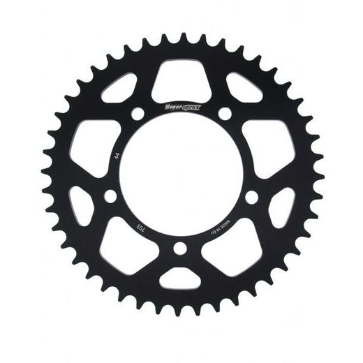 Aluminijasti zadnji verižnik (zobnik) SUPERSPROX RAL-703:44-BLK črna 44T, 520