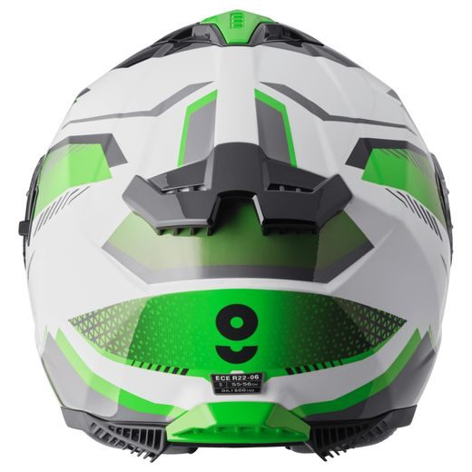 Integralna čelada GMS GELERO ZG12701 white-green-grey 2XL