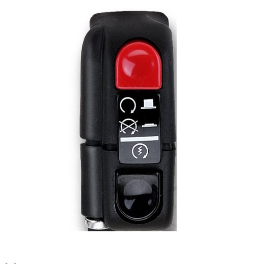 Motor function switch DOMINO with harness for 22 mm handlebar