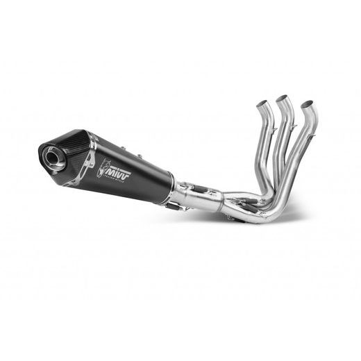 Full exhaust system 3x1 MIVV DELTA RACE T.022.LDRB Črn