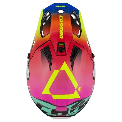 Motocross Helmet CASSIDA CROSS CUP 2 NAPA JUNIOR multicolor pearl XL