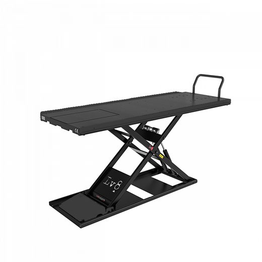 Motorcycle lift LV8 NANO 400 FLOOR VERSION EN400GE.TBK with electro-hydraulic unit (black)