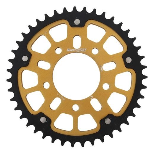 Zadnji verižnik (zobnik) SUPERSPROX STEALTH RST-7090:43-GLD zlata 43T, 530