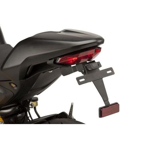 Adjustable license support PUIG 9496N črna