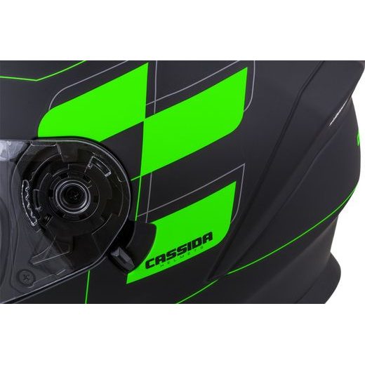Integralna čelada CASSIDA INTEGRAL 3.0 ROXOR black matt/ green/ grey XL