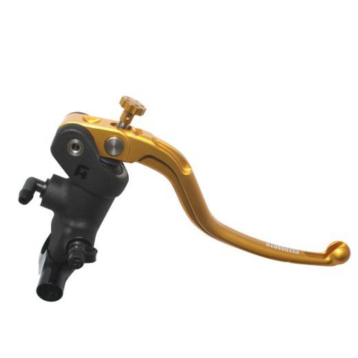 Radial brake master cylinder ACCOSSATO PC013 19 x 20 with fixed lever,gold