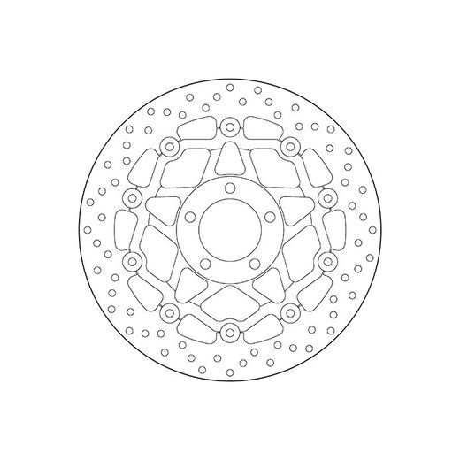 Zavorni disk BREMBO 78B408A0 floating