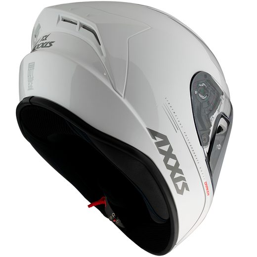 INTEGRALNA čelada AXXIS DRAKEN ABS solid white gloss XXL