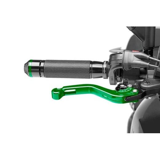 Brake lever without adapter PUIG 180VN kratka (short) green/black