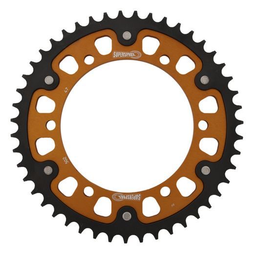 Zadnji verižnik (zobnik) SUPERSPROX STEALTH RST-502:47-GLD zlata 47T, 530