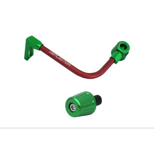 Lever guard in aluminium + right end ACCOSSATO DE005 with red hose and joint levi