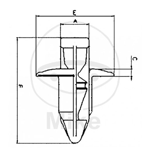 Plastična kovica (push) JMT 10 pieces
