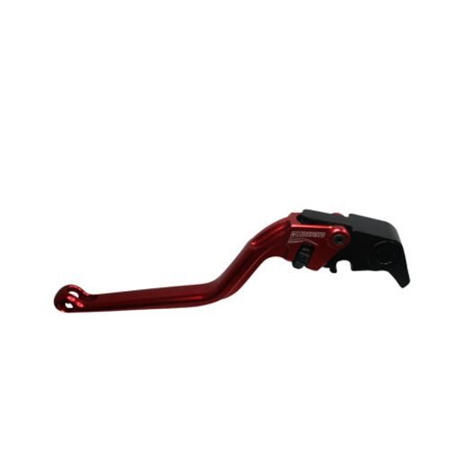 Clutch Lever ACCOSSATO ESM011 fixed CNC-worked aluminium, red