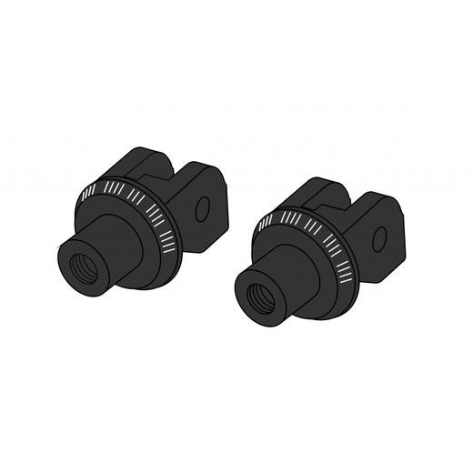 Adapterji za stopalke (Footpeg adapters) PUIG 6347N črna
