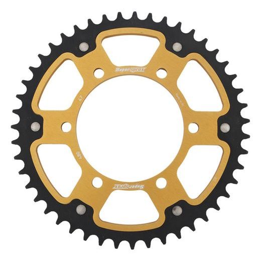 Zadnji verižnik (zobnik) SUPERSPROX STEALTH RST-480:47-GLD zlata 47T, 525