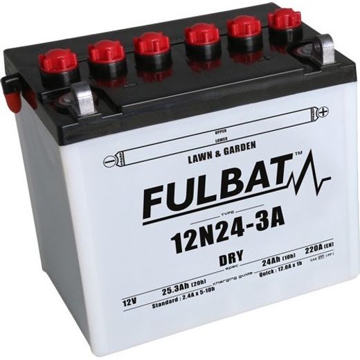 Konvencionalen akumulator (priložena kislina) FULBAT 12N24-3A
