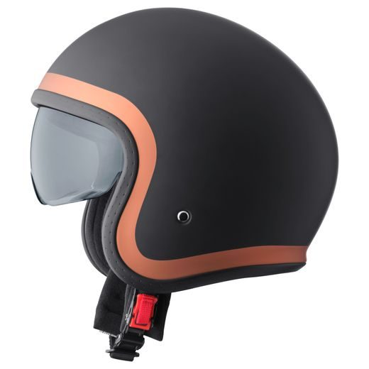 Jet čelada GMS RIDE ZG11702 matt black-bronze L