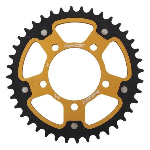Zadnji verižnik (zobnik) SUPERSPROX STEALTH RST-2698:40-GLD zlata 40T, 520