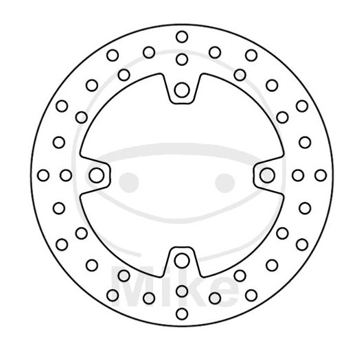 Zavorni disk LUCAS MST245 zadaj rigid