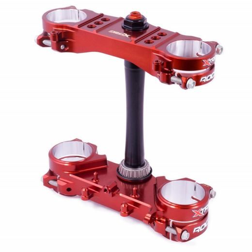 Triple clamps X-TRIG ROCS PRO 40101017 22-24mm X-Trig Brown