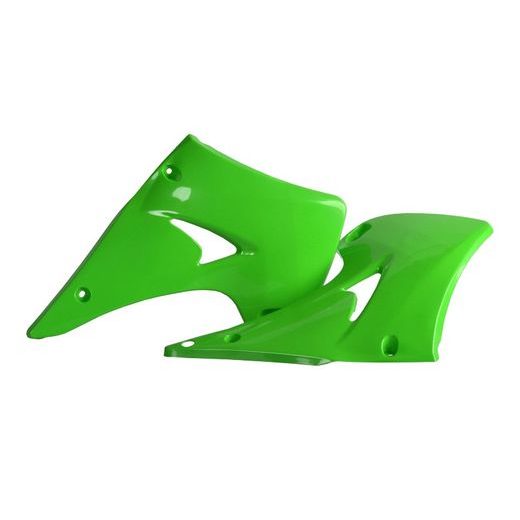Radiator scoops POLISPORT 8429100007 (par) green 05
