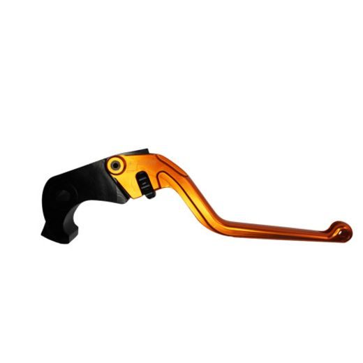 Ročica zavore ACCOSSATO EDF088 fixed CNC-worked aluminium, orange