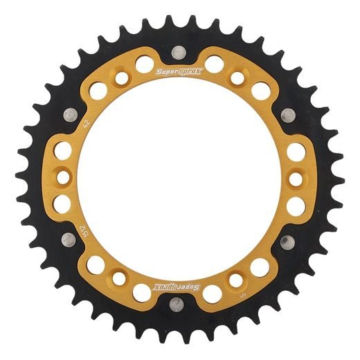 Zadnji verižnik (zobnik) SUPERSPROX STEALTH RST-1512:42-GLD zlata 42T, 520