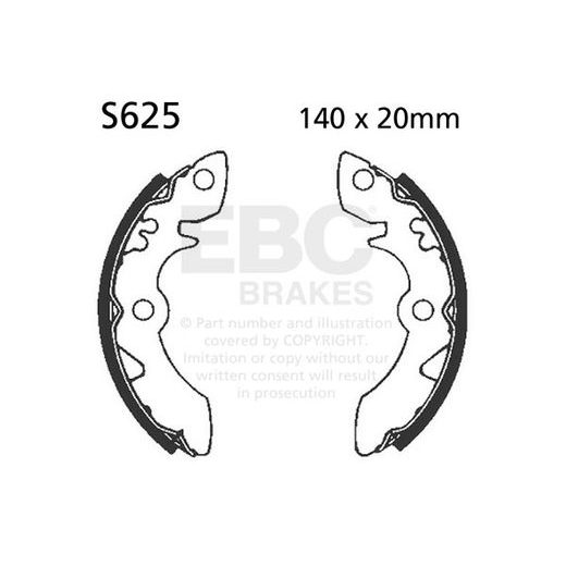 Brake shoe set EBC S625