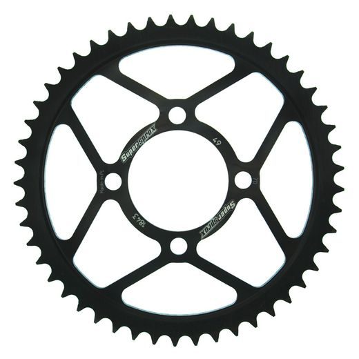 Zadnji verižnik (zobnik) SUPERSPROX RFE-1843:49-BLK črna 49T, 428